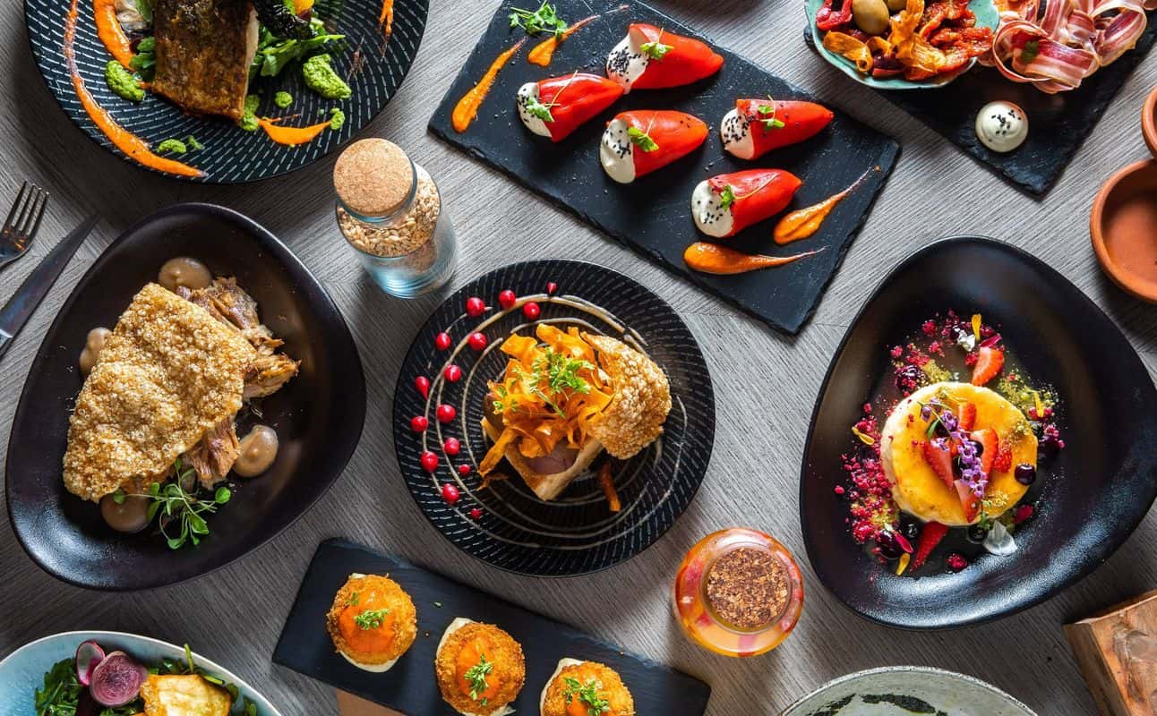 Enjoy Mediterranean, Vegetarian options, Vegan options, Gluten Free options, Dairy free options, Restaurant, Indoor & outdoor seating, Highchairs available, Wheelchair accessible, Table service, Dog friendly, $$$, Groups, Families, Date night and Special occasion cuisine at Blackfire Fuego Nero in Brisbane CBD, Brisbane