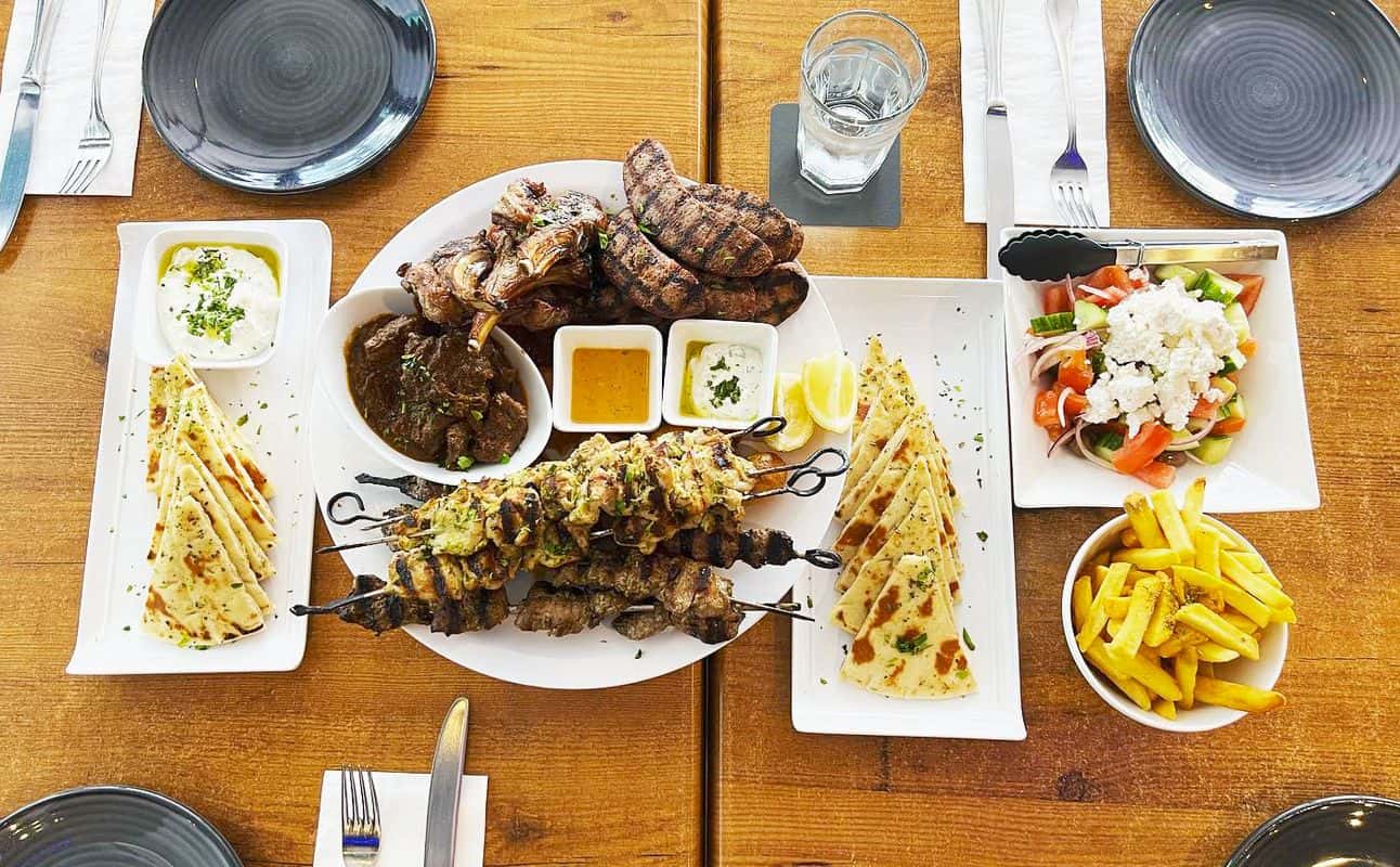 Enjoy Greek cuisine at On Fire Broadbeach Greek Taverna in Broadbeach, Gold Coast