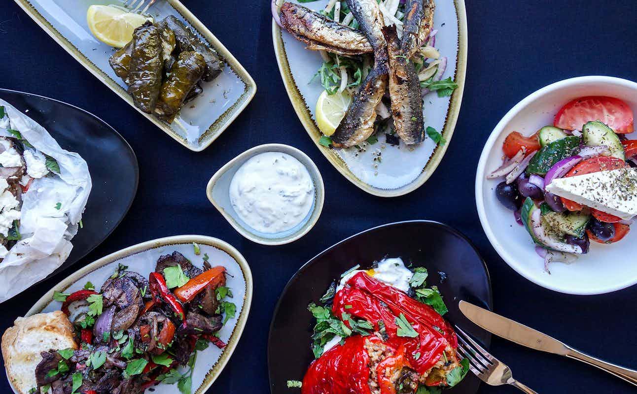 Enjoy Greek and Small Plates cuisine at Plato's Philosopher's Kitchen in Hyde Park, Adelaide