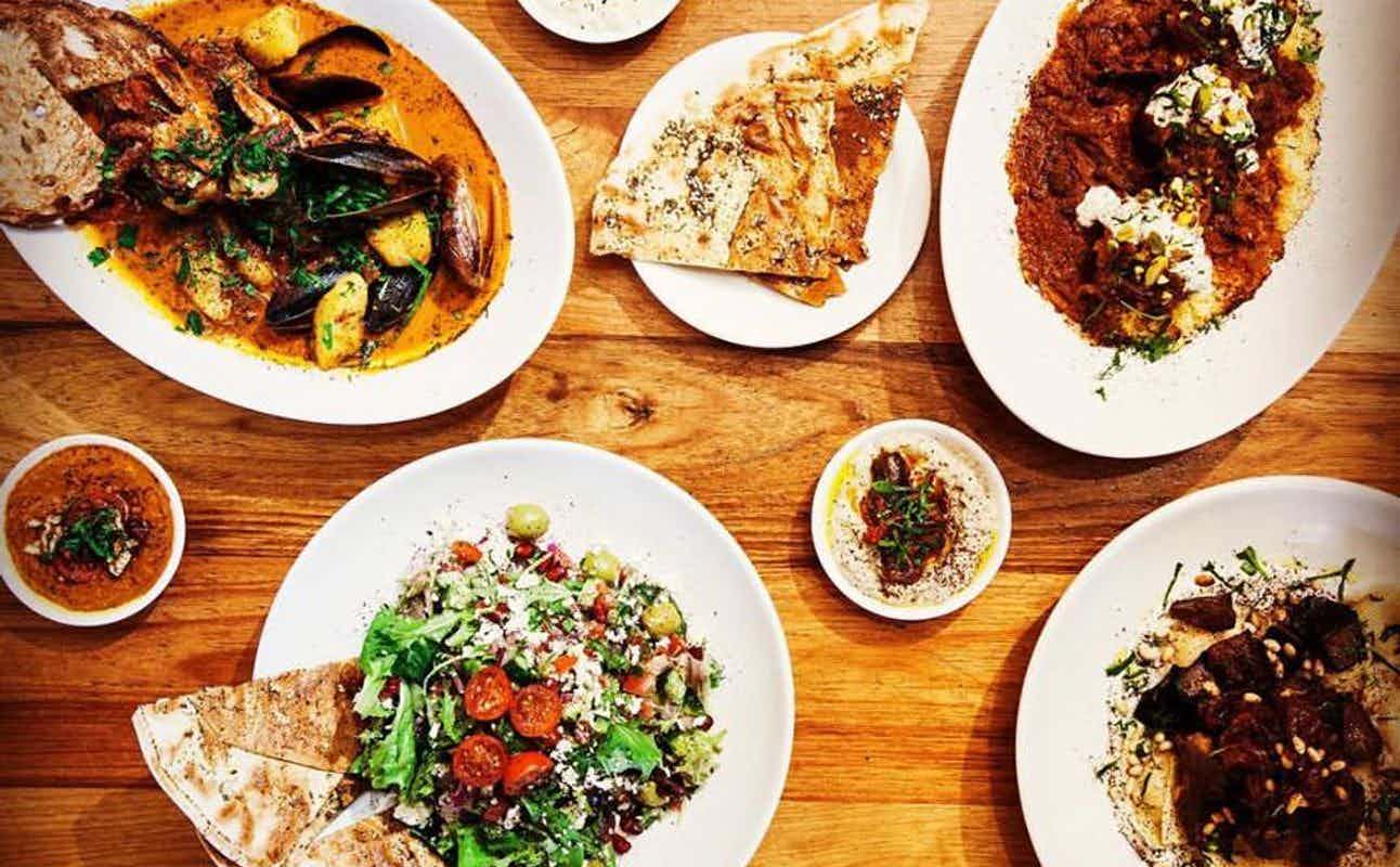 Enjoy Mediterranean and Moroccan cuisine at Cafe Mint in Surry Hills, Sydney