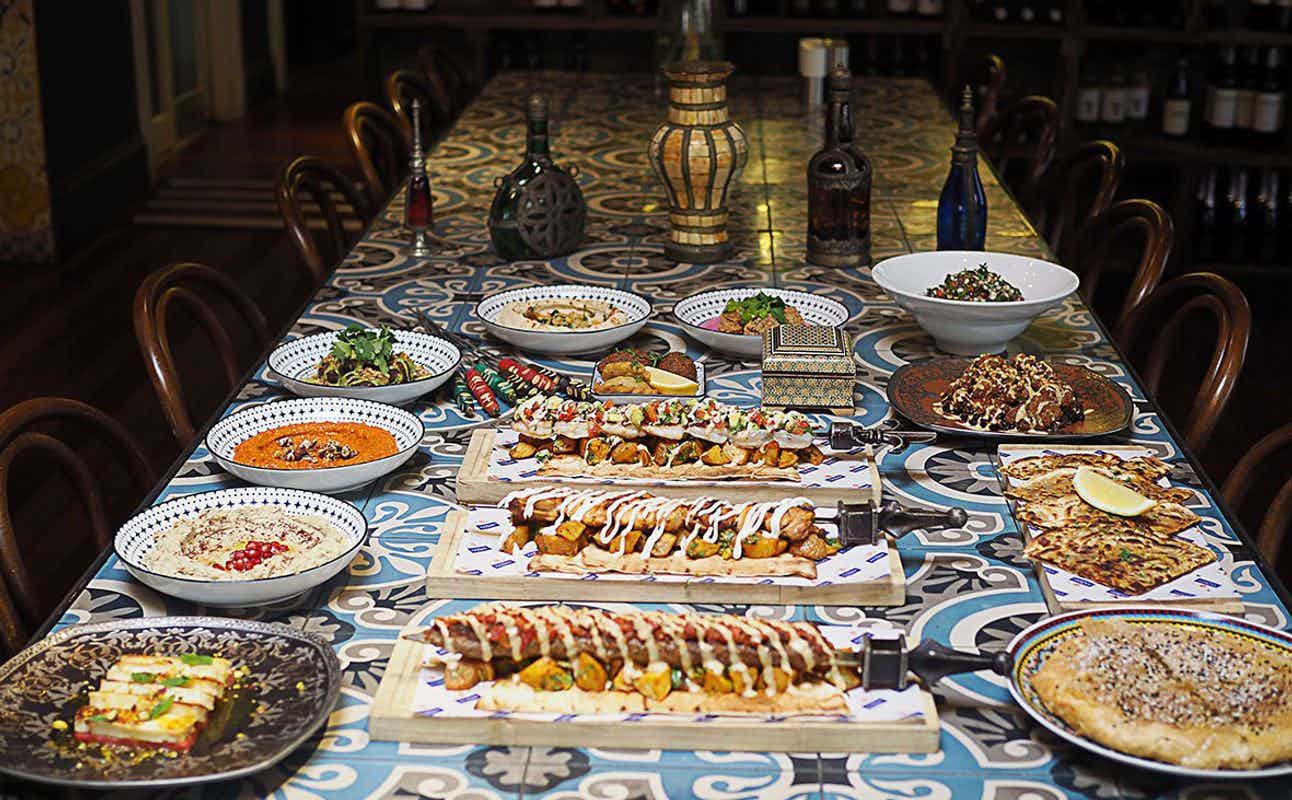 Enjoy Middle Eastern cuisine at Kazbah Balmain in Balmain, Sydney