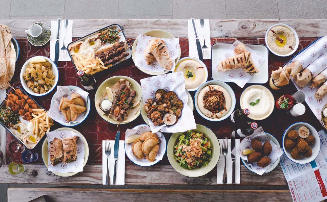 Enjoy Lebanese and Middle Eastern cuisine at Shawa Grill - Street Lebanese in Miranda, Sydney