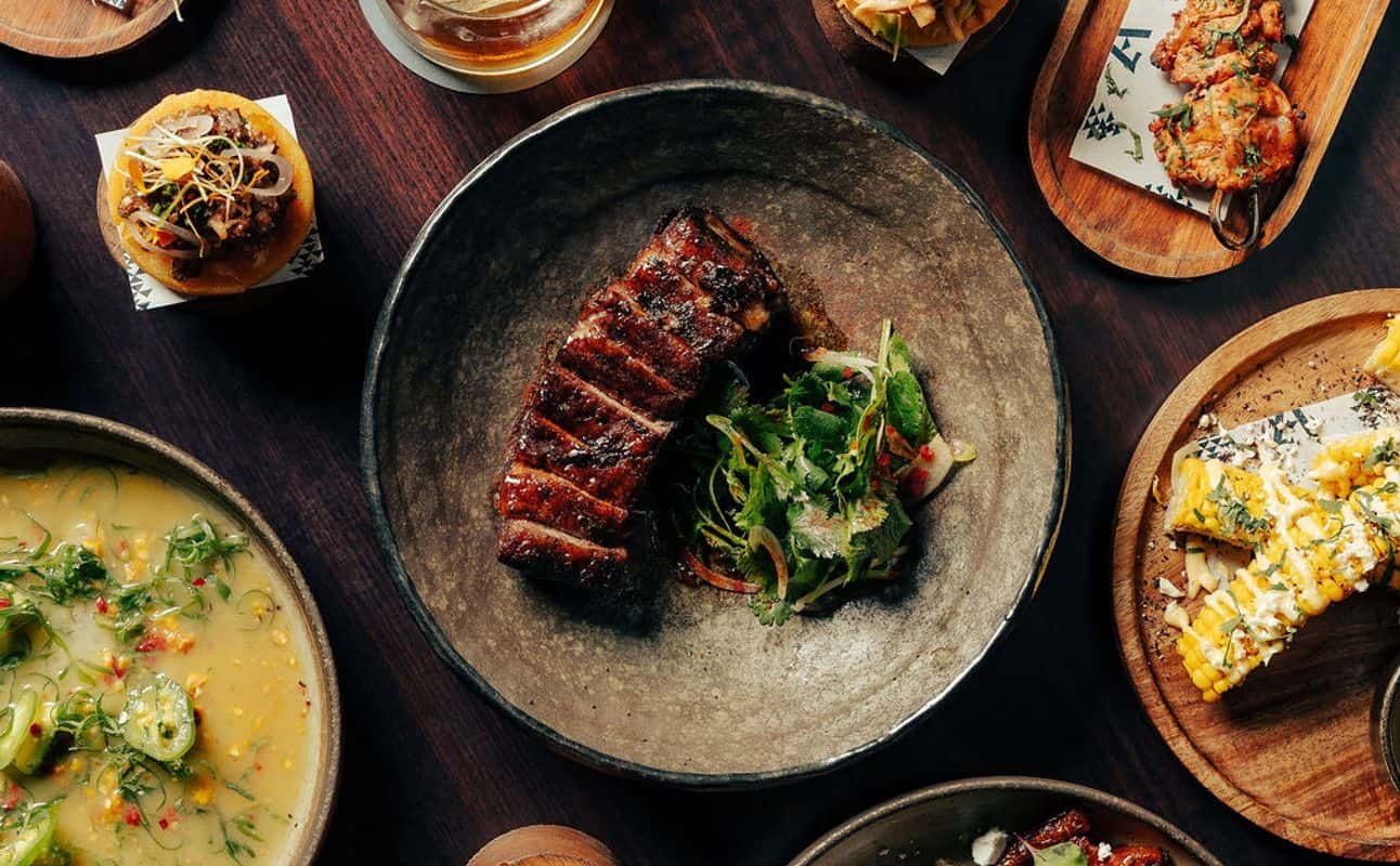 Enjoy Asian, Latin American, Gluten Free options, Dairy free options, Vegan options, Vegetarian options, Restaurant, Table service, Indoor & outdoor seating, $$$$, Groups, Special occasion, Local cuisine, Business meetings and Date night cuisine at Azteca in Brisbane CBD, Brisbane