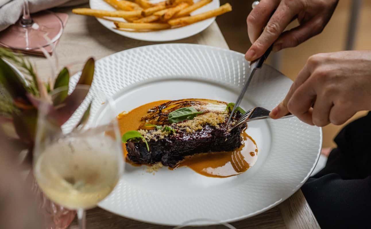 Enjoy European, Australian, Gluten Free options, Dairy free options, Restaurant, Child friendly, Table service, $$$, Groups, Families, Business meetings, Views and Special occasion cuisine at Aloria on Sky Deck in Brisbane CBD, Brisbane