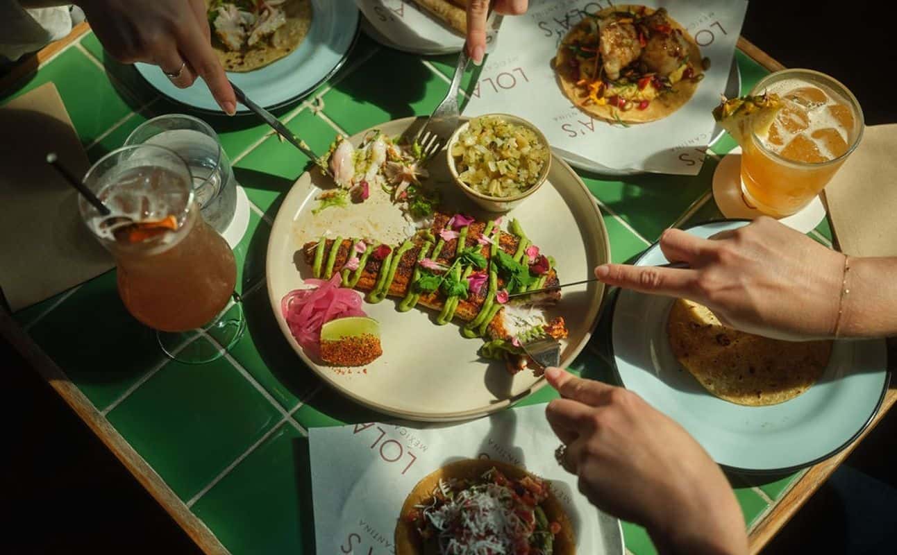 Enjoy Mexican, Vegetarian options, Vegan options, Gluten Free options, Restaurant, Highchairs available, Table service, $$$ and Groups cuisine at Lola's Mexican in Casuarina, Byron Bay and Northern NSW