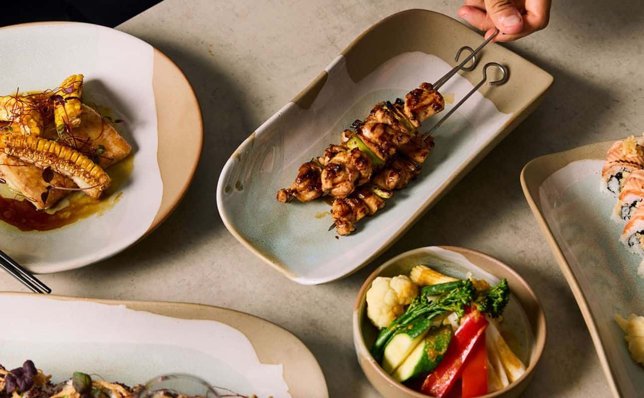 Enjoy Japanese, Vegan options, Gluten Free options, Vegetarian options, Restaurant, Highchairs available, Private dining, Table service, Wheelchair accessible, $$$$, Groups and Families cuisine at Arakawa Japanese in Benowa, Gold Coast
