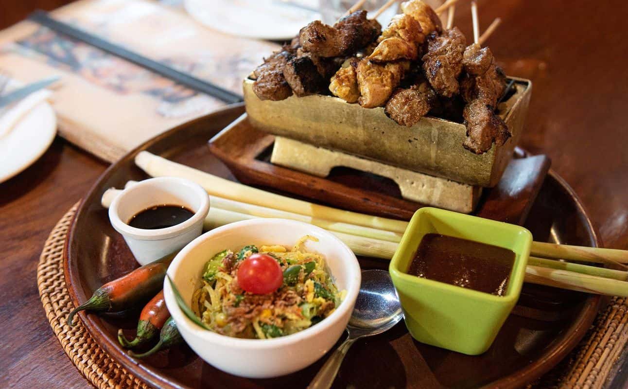 Enjoy Asian, Indonesian, Balinese, Vegan options, Vegetarian options, Gluten Free options, Restaurant, Highchairs available, Wheelchair accessible, Indoor & outdoor seating, Table service, $$$$, Families and Groups cuisine at Bayleaf Balinese Restaurant in Cairns City Centre, Cairns