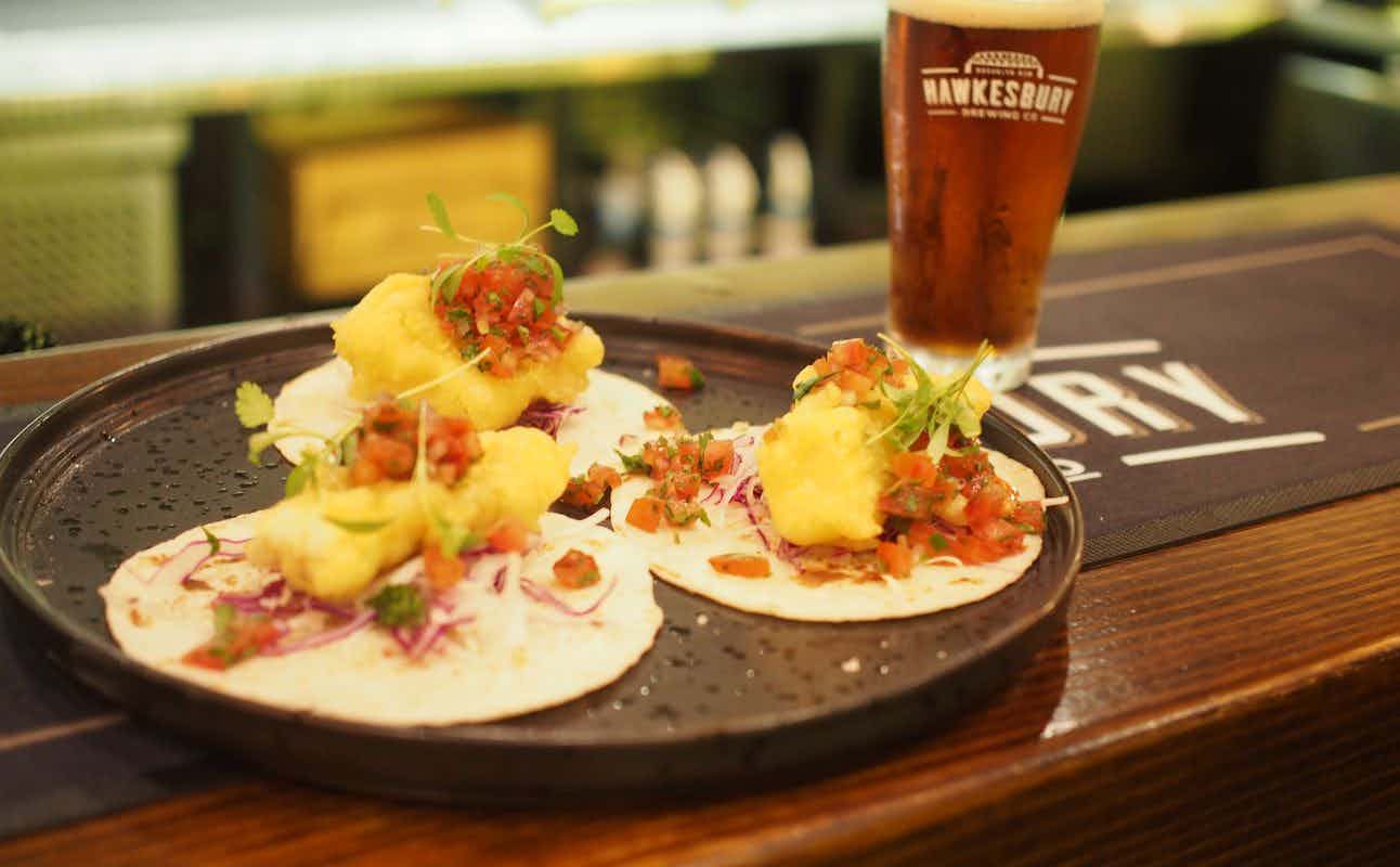 Enjoy Pub Food cuisine at Hawkesbury Brewing Co Tap House and Kitchen in Manly, Sydney