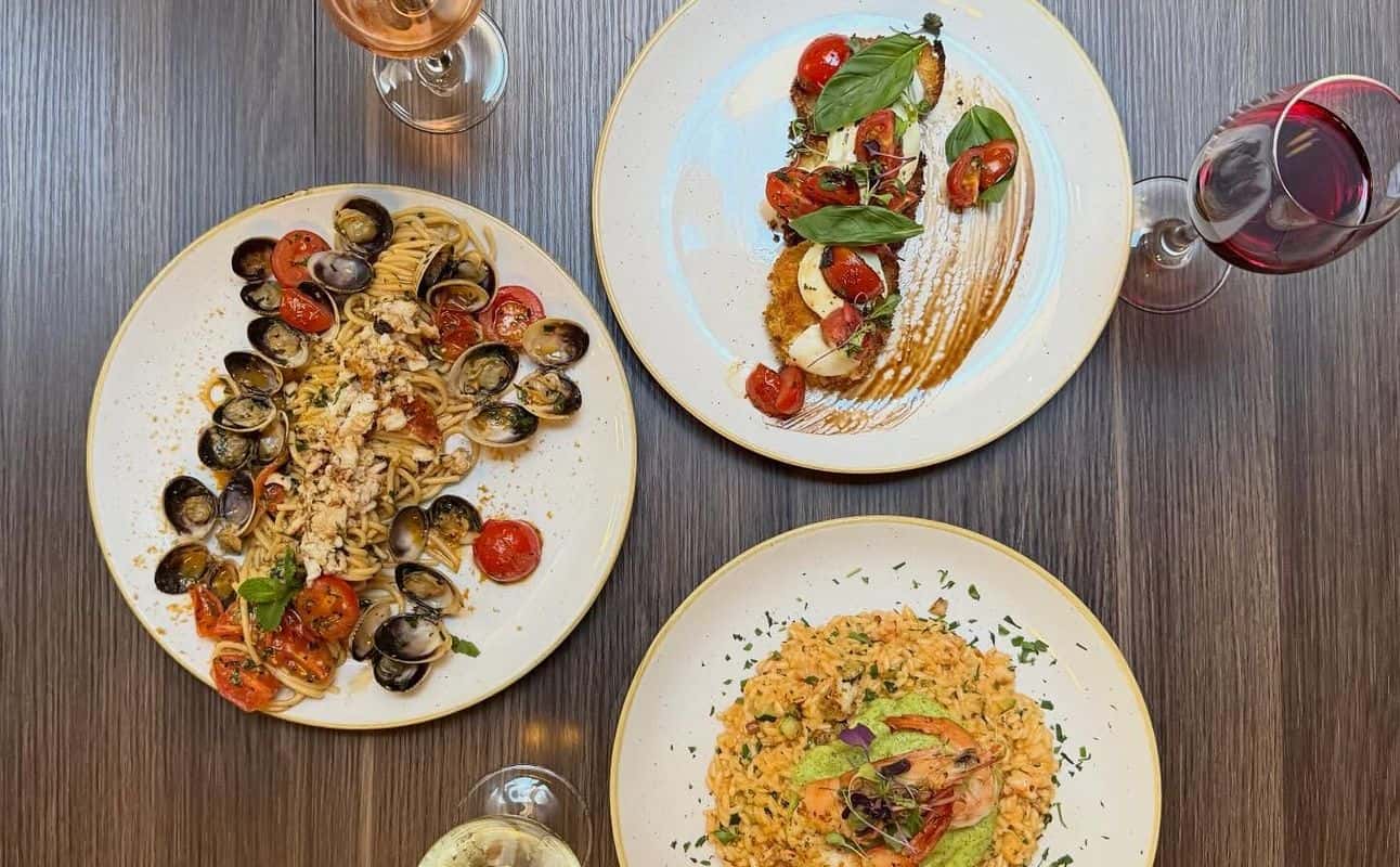 Enjoy Italian, Vegetarian options, Vegan options, Gluten Free options, Restaurant, Indoor & outdoor seating, Highchairs available, Wheelchair accessible, Table service, $$$, Families and Groups cuisine at Basilico in Albert Park, Melbourne