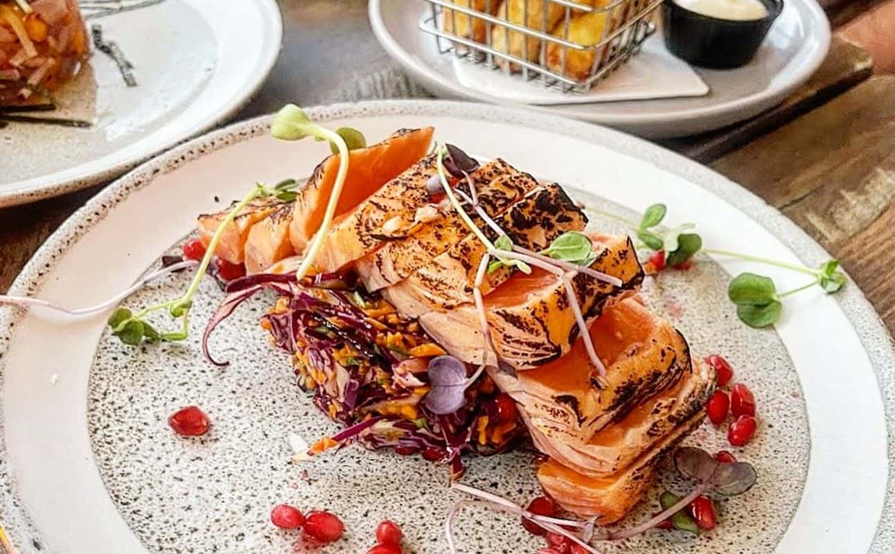 Enjoy European, Australian, Vegetarian options, Restaurant, Indoor & outdoor seating, $$$, Families and Groups cuisine at Sandbar Yamba in Yamba, Northern New South Wales