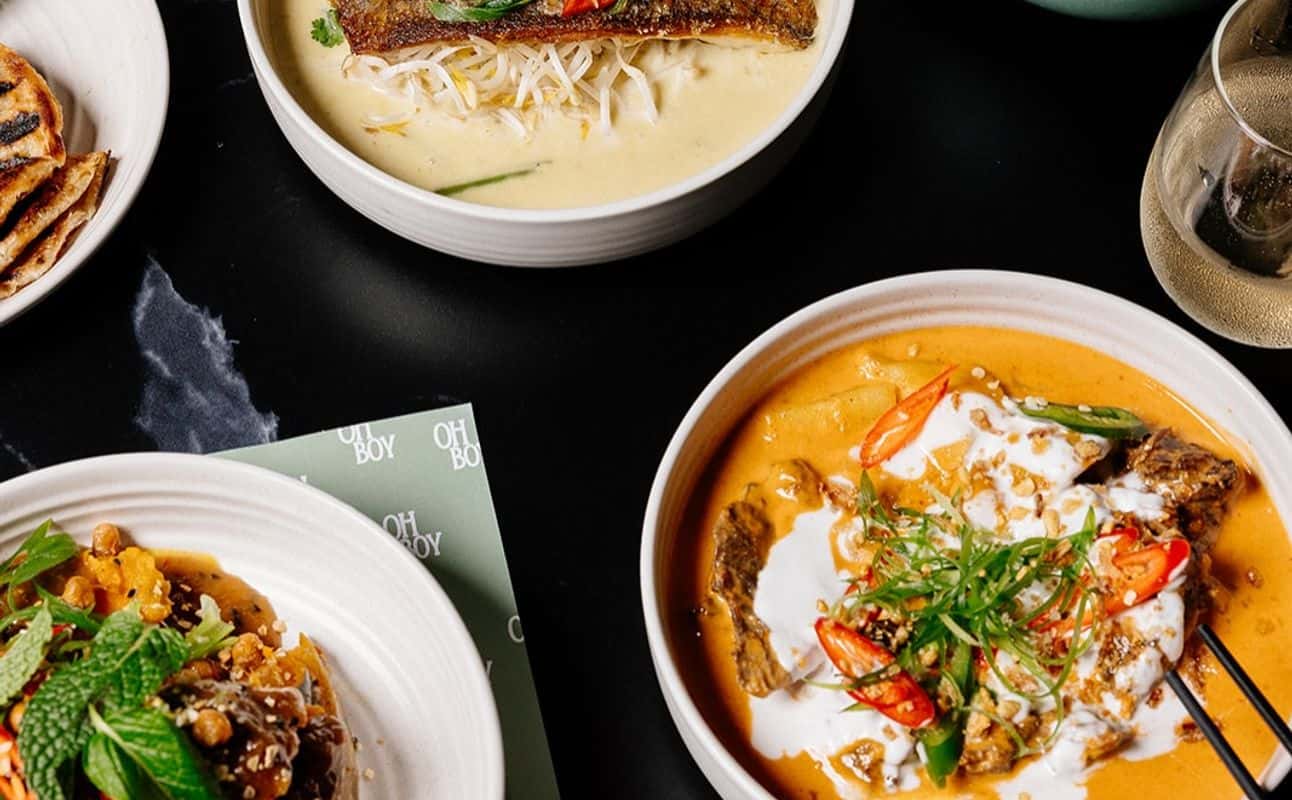 Enjoy Asian, Fusion, Gluten Free options, Vegetarian options, Halal, Vegan options, Restaurant, Indoor & outdoor seating, Child friendly, Dog friendly, $$$, Date night and Families cuisine at Oh Boy, Bok Choy! in Stafford, Brisbane