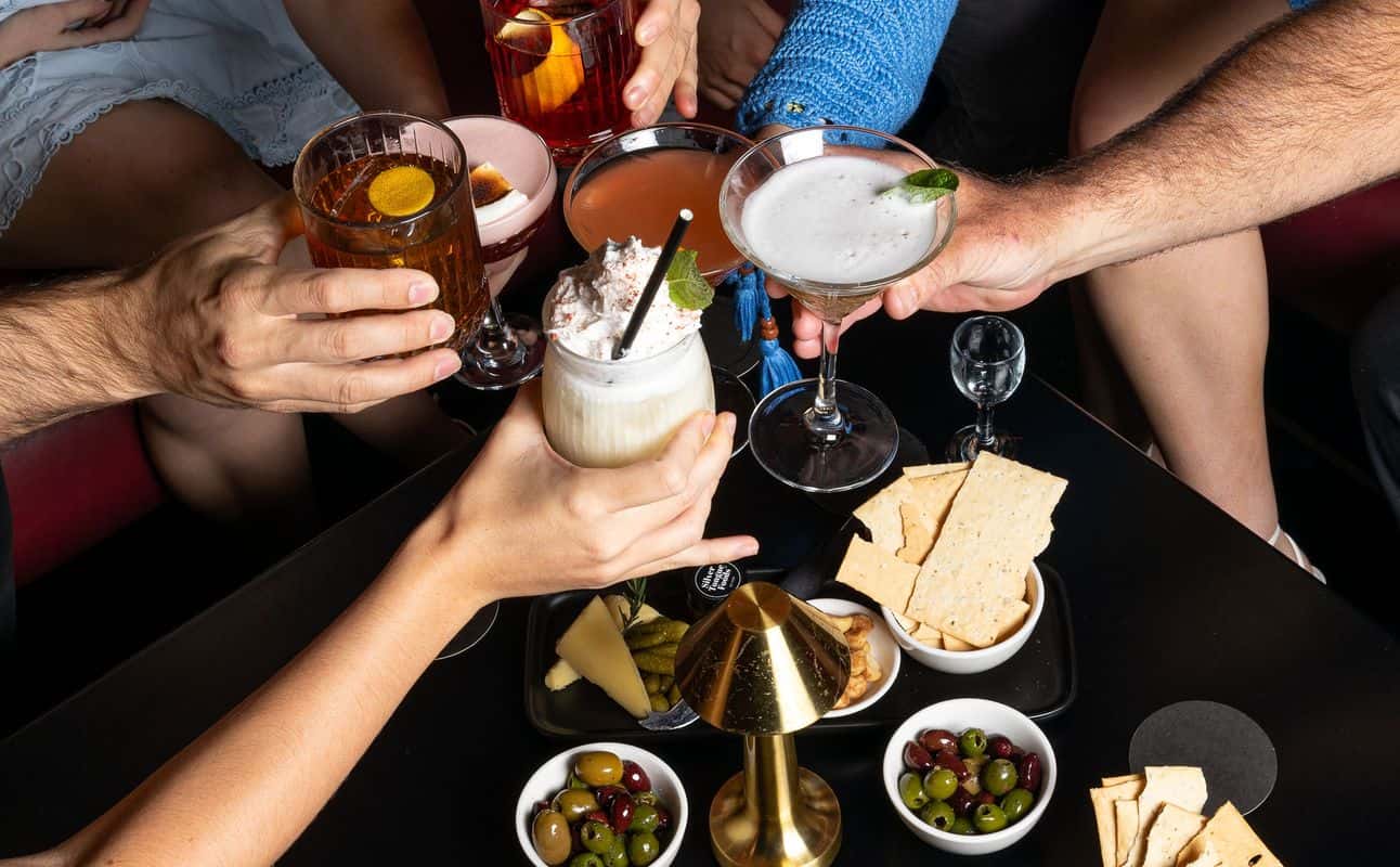 Enjoy Small plates, Late night, Cocktail bar, Wine bar, Indoor & outdoor seating, $$, Groups, Special occasion, Bar scene, Date night, Hidden gems and Wine bar cuisine at Boston Shaker Bar in Mooloolaba, Sunshine Coast