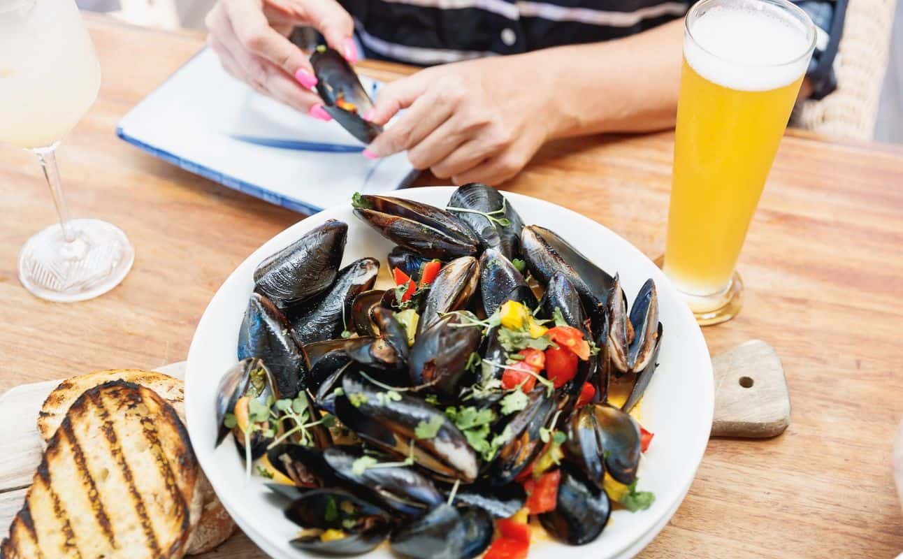 Enjoy Seafood cuisine at Indiana Cottesloe Beach in Cottesloe, Perth