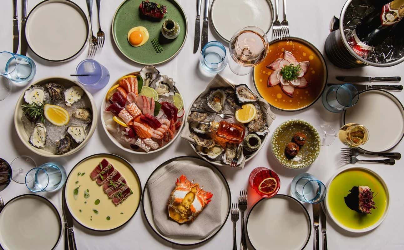Enjoy French, Restaurant, $$$$, Families, Groups, Special occasion and Date night cuisine at Bellevue - Wine Dinner Collaboration, A Harbourside Celebration at Woolloomooloo of French & Japanese Cuisine in Woolloomooloo, Sydney