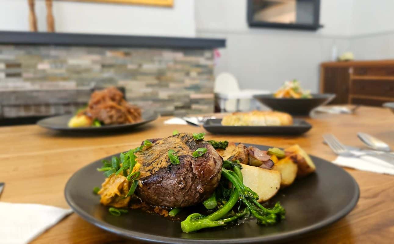 Enjoy Pub Food, Dairy free options, Gluten Free options, Vegan options, Vegetarian options, Hotel restaurant, Indoor & outdoor seating, Free onsite parking, Non-smoking, Free wifi, $$, Groups, Families and Live music cuisine at The Rec Hotel Waroona in Waroona, Perth