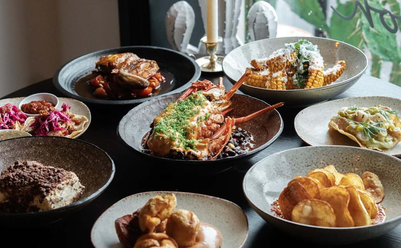 Enjoy Mexican, Gluten Free options, Vegan options, Vegetarian options, Restaurant, Late night, Bars & pubs, Table service, $$$, Families, Groups and Bar scene cuisine at Bóveda in Thirroul, Wollongong