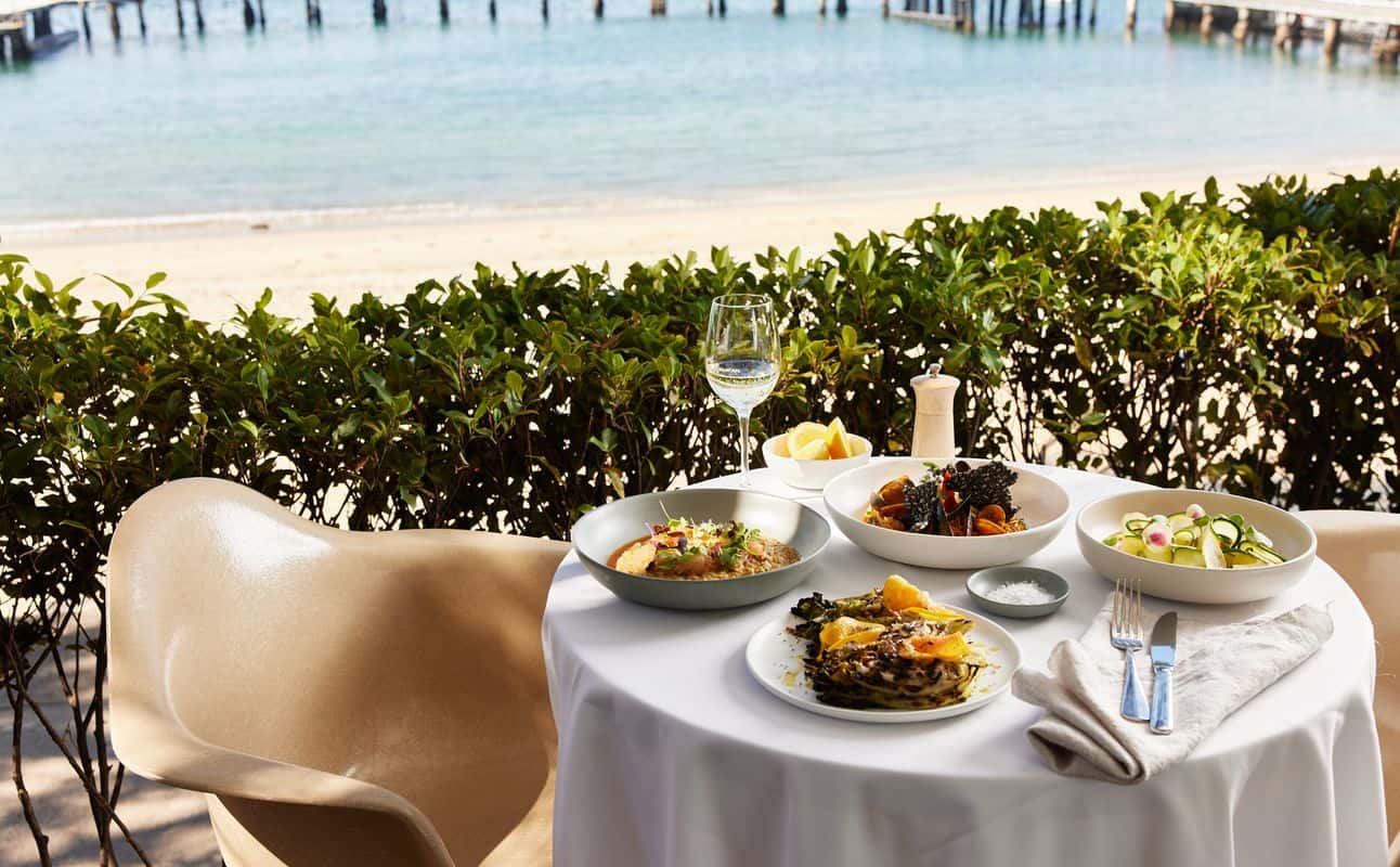 Enjoy Fine dining, Australian, Vegetarian options, Vegan options, Gluten Free options, Restaurant, Highchairs available, Waterfront, Table service, Wheelchair accessible, Private dining, Indoor & outdoor seating, $$$$, Views, Groups, Special occasion and Date night cuisine at Public Dining Room in Mosman, Sydney