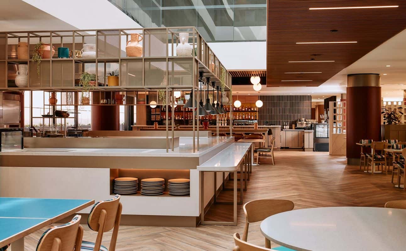 Enjoy Australian, Hotel restaurant, Highchairs available, Non-smoking, Indoor & outdoor seating, Private dining, Table service, Wheelchair accessible, $$$$ and Families cuisine at The Restaurant - Mercure Doncaster in Doncaster, Melbourne