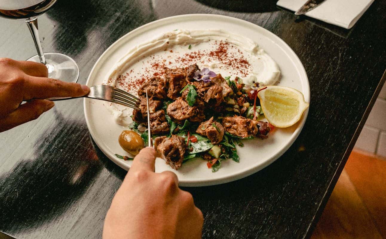 Enjoy Mediterranean, Australian, Vegetarian options, Gluten Free options, Restaurant, Wine bar, $$$, Families, Groups, Business meetings, Date night and Wine bar cuisine at Monti Food and Wine in Albert Park, Melbourne