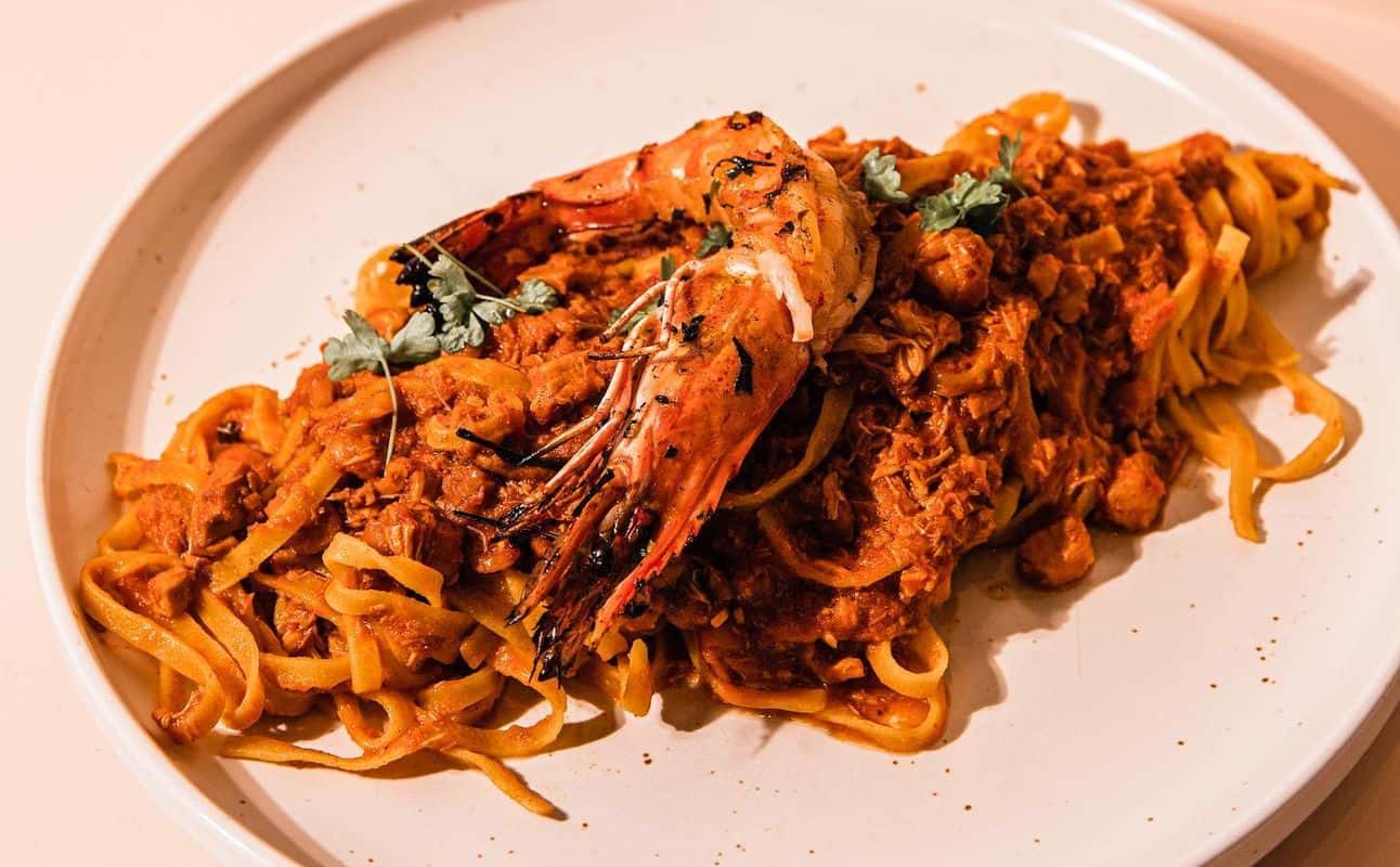 Enjoy Italian, Mediterranean, Pizza, Gluten Free options, Vegetarian options, Restaurant, Wheelchair accessible, Free wifi, Free onsite parking, $$, Groups and Families cuisine at La Costa Restaurant & Bar in Fortitude Valley, Brisbane