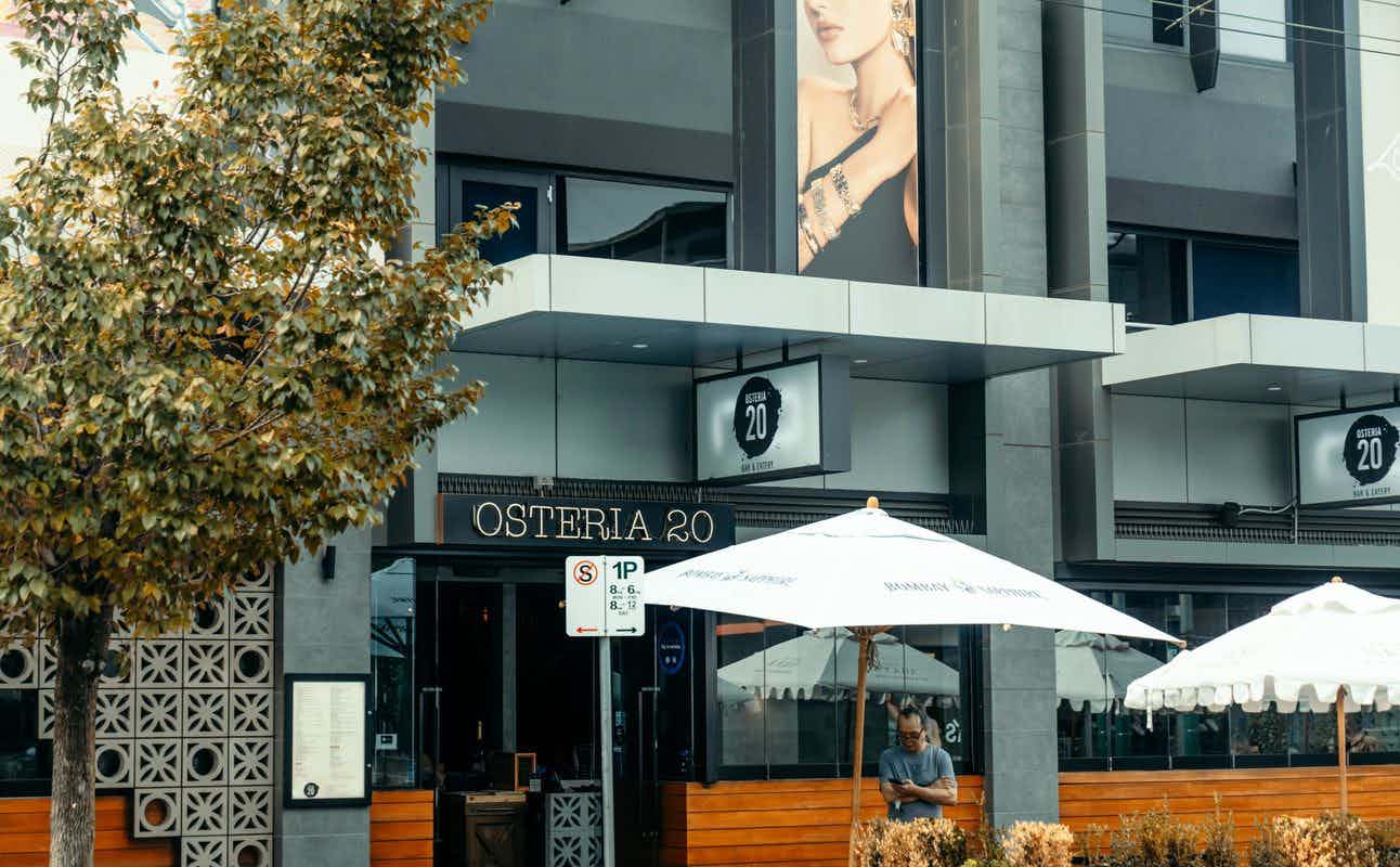 Enjoy Italian, Vegetarian options, Gluten Free Options, Vegan Options, Restaurant, Highchairs available, Wheelchair accessible, Table service, Private Dining, Street Parking, $$$$, Groups and Date night cuisine at Osteria 20 in Hawthorn, Melbourne