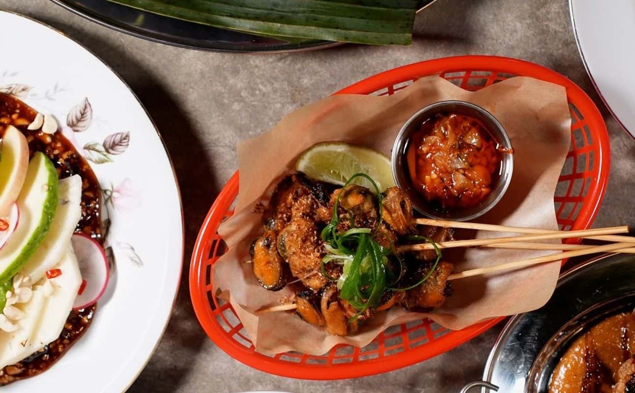 Enjoy Asian, Balinese, Indonesian, Gluten Free options, Vegan options, Vegetarian options, Halal, Dairy free options, Restaurant, Late night, Non-smoking, Dog friendly, Wheelchair accessible, Street parking, Indoor & outdoor seating, Child friendly, Highchairs available, $$$$, Families, Groups, Hidden gems, Craft beer, Special occasion, Date night and Business meetings cuisine at Warisan Indonesian Restaurant in Fortitude Valley, Brisbane