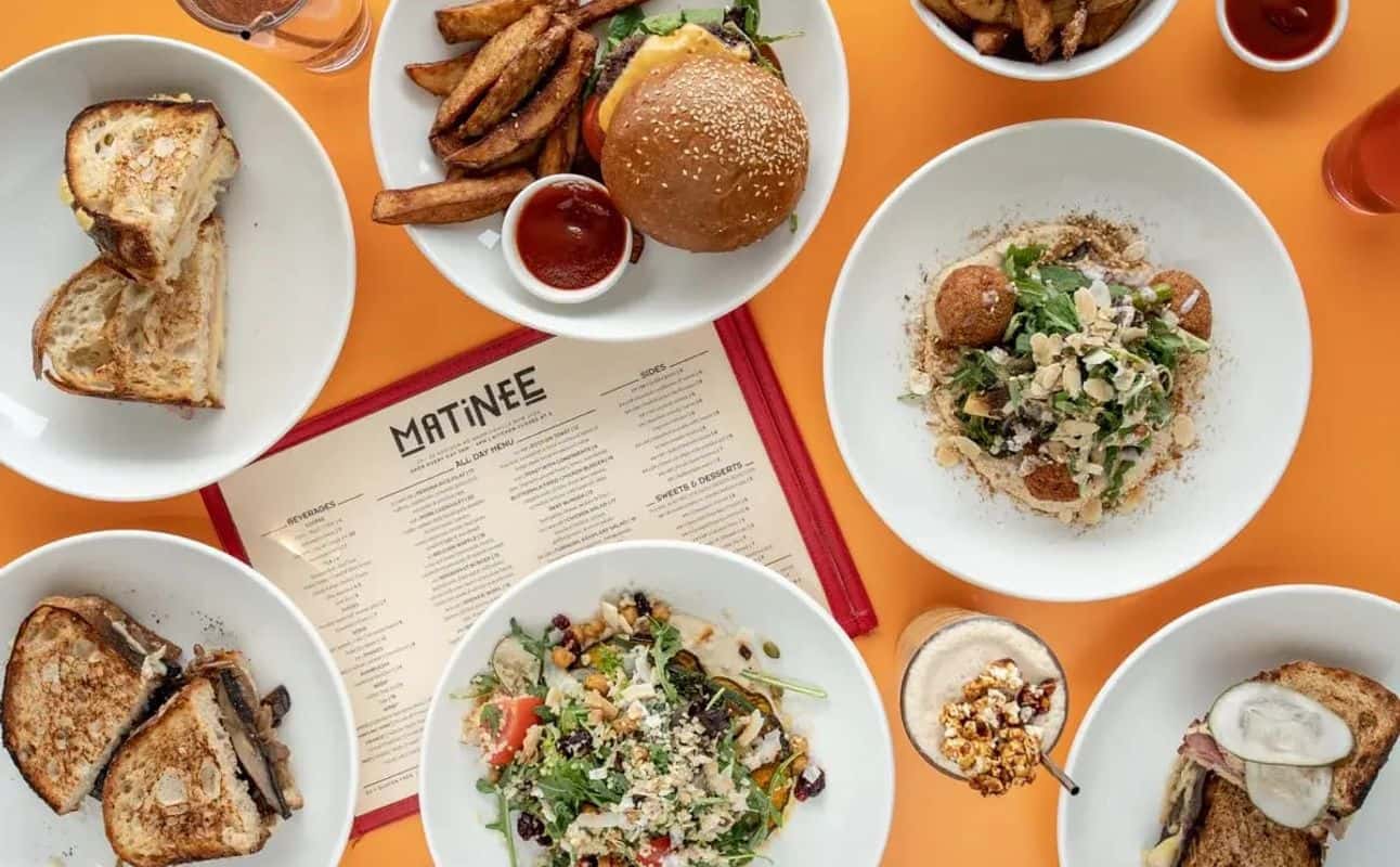 Enjoy Cafe, Australian, Vegetarian options, Gluten Free options, Cafe, Table service, $$, Families and Groups cuisine at Matinee Coffee in Marrickville, Sydney