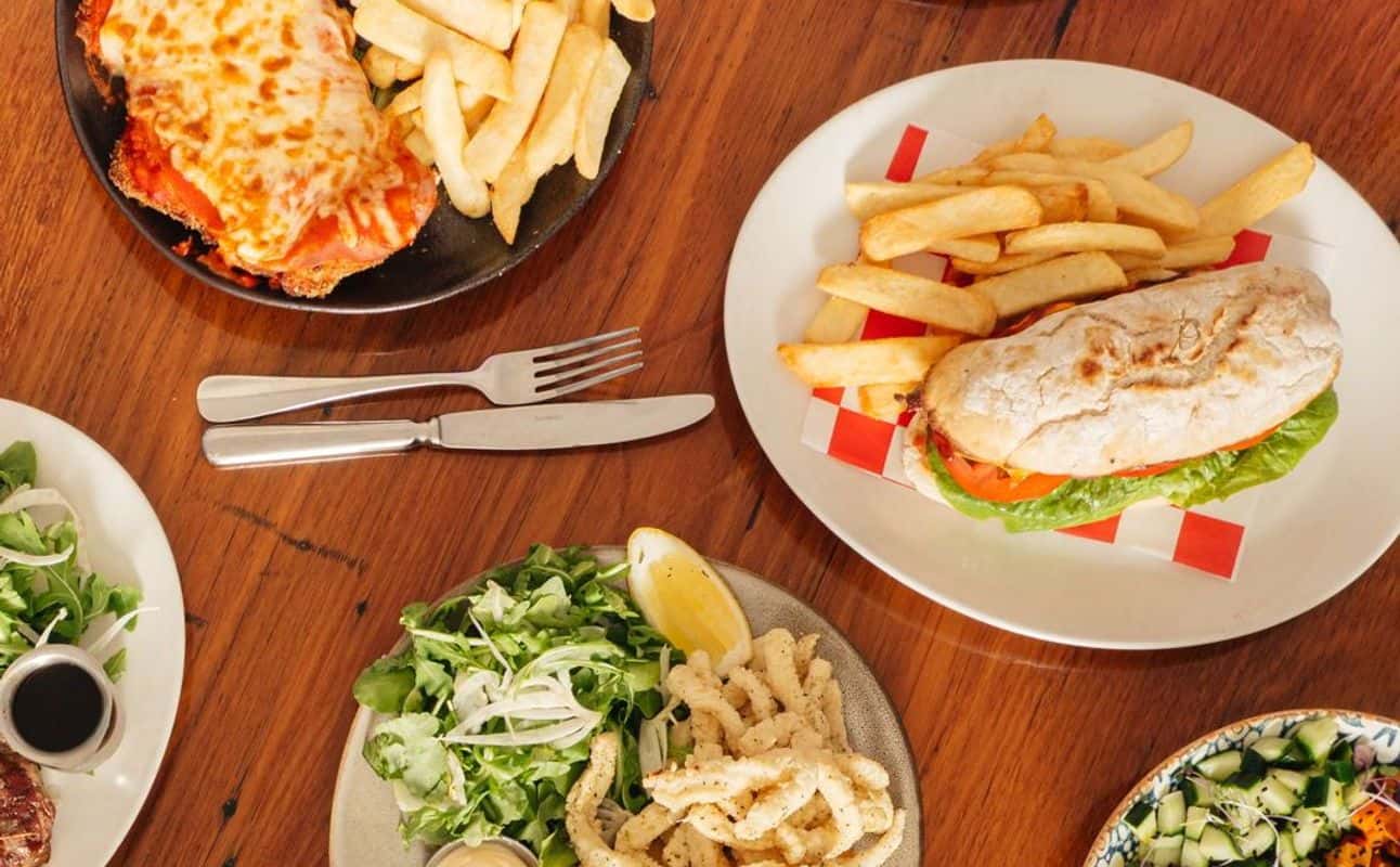 Enjoy Pub Food, Australian, Vegan options, Hotel restaurant, Private dining, $$$, Families and Groups cuisine at Plough Hotel in Footscray, Melbourne