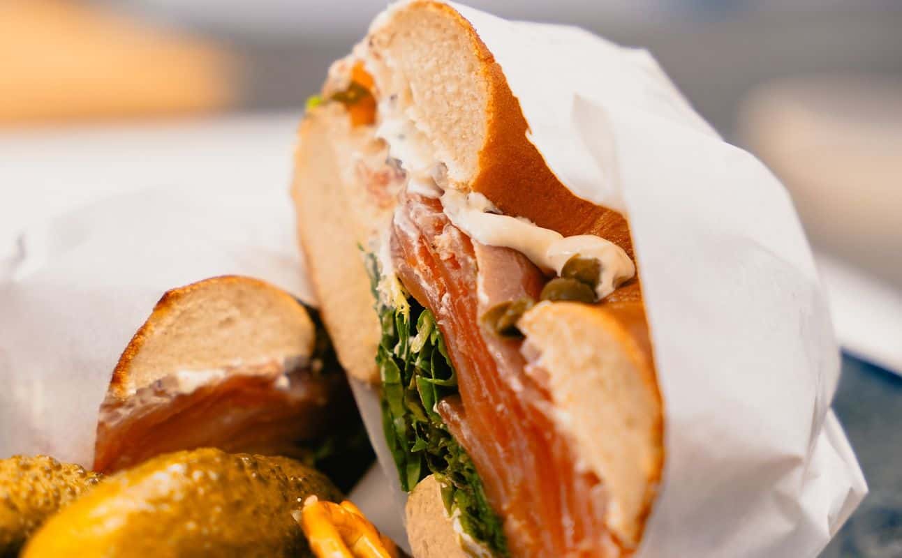 Enjoy Cafe, Vegetarian options, Cafe, $$ and Families cuisine at Bathurst St Bagels in Hobart City Centre, Hobart