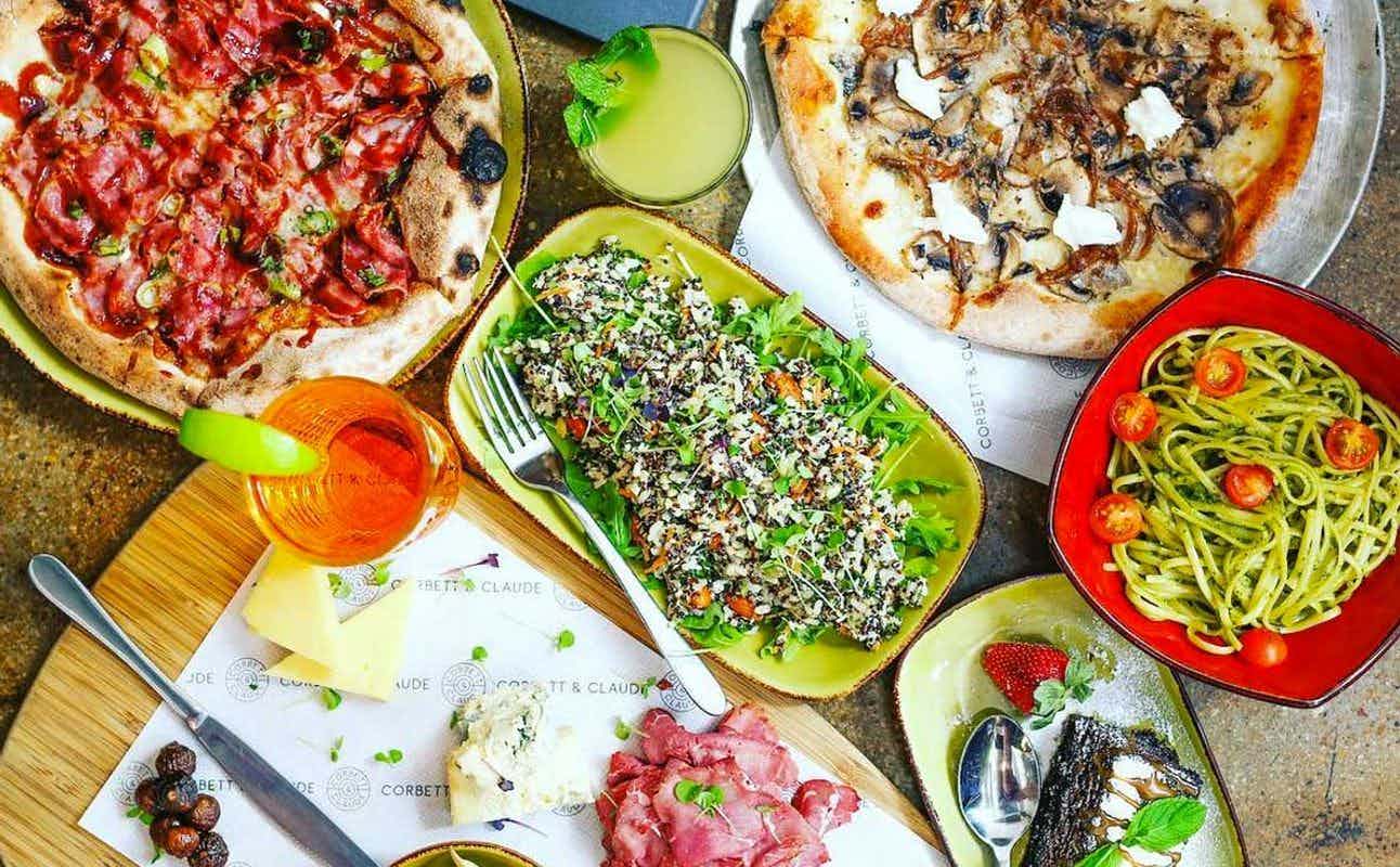 Enjoy Pizza and Small Plates cuisine at Corbett & Claude Indooroopilly in Indooroopilly, Brisbane