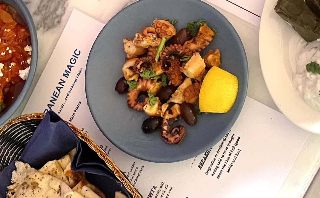 Enjoy Greek cuisine at Mediterranean Magic Greek Cuisine in Pyrmont, Sydney