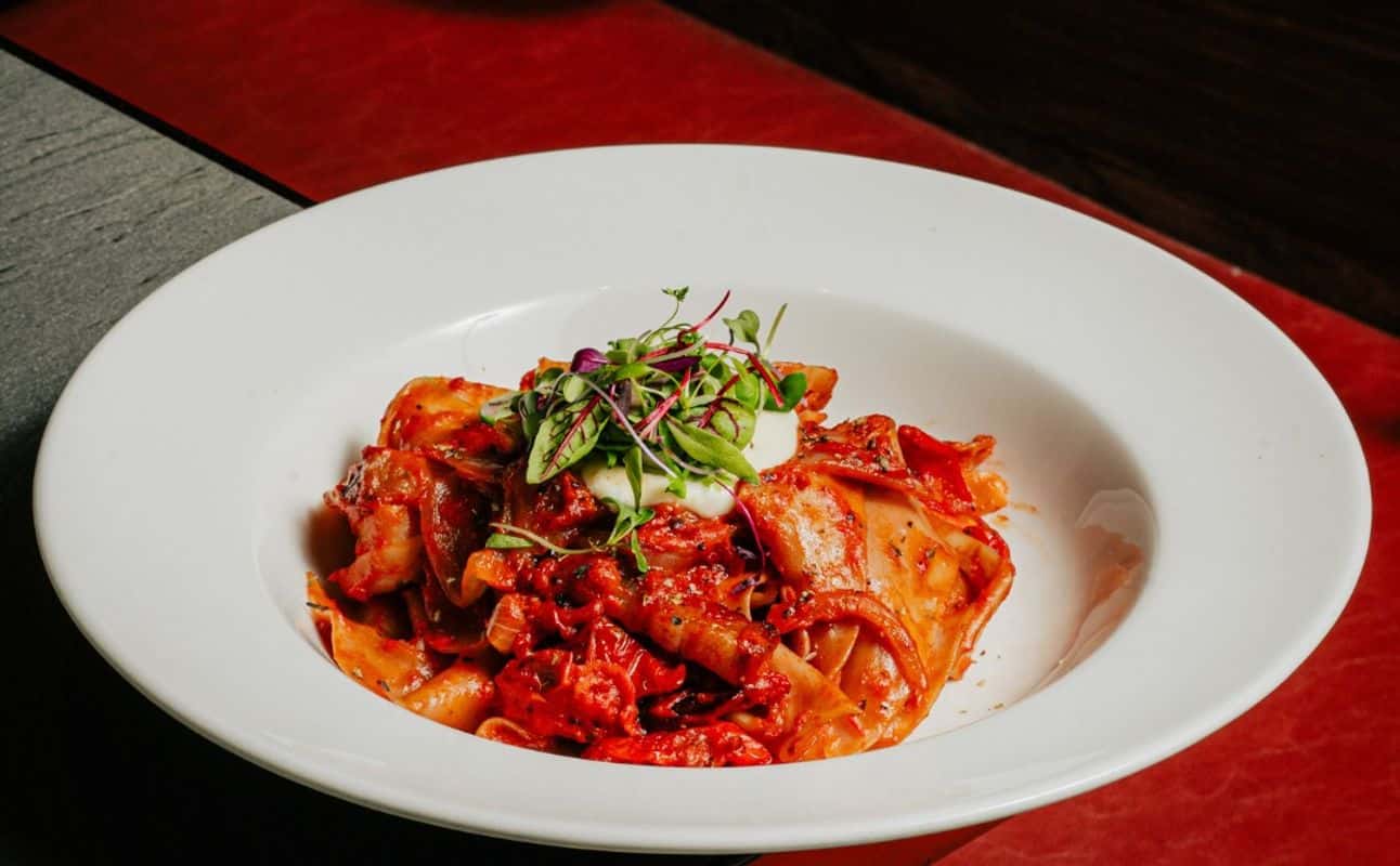 Enjoy International, Vegetarian options, Gluten Free options, Restaurant, Hotel restaurant, Street parking, Highchairs available, Wheelchair accessible, Free wifi, Table service, Indoor & outdoor seating, $$, Groups, Families and Live music cuisine at The Croft House in Brisbane CBD, Brisbane