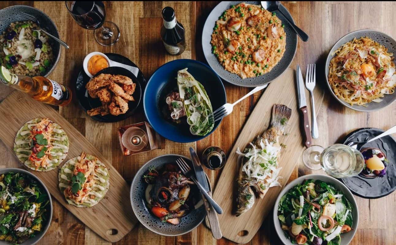 Enjoy American, Australian, Gluten Free options, Vegan options, Vegetarian options, Late night, Restaurant, Indoor & outdoor seating, Table service, Wheelchair accessible, $$$, Date night and Groups cuisine at Slate Restaurant Bar in Melbourne CBD, Melbourne