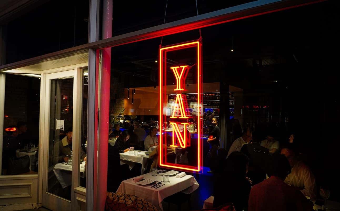 Enjoy Asian, Fusion, Halal, Vegetarian options, Dairy free options, Gluten Free options, Halal, Vegan options, Restaurant, Private dining, Street parking, Highchairs available, Table service, Wheelchair accessible, $$$ and Groups cuisine at Yan Melbourne in South Yarra, Melbourne