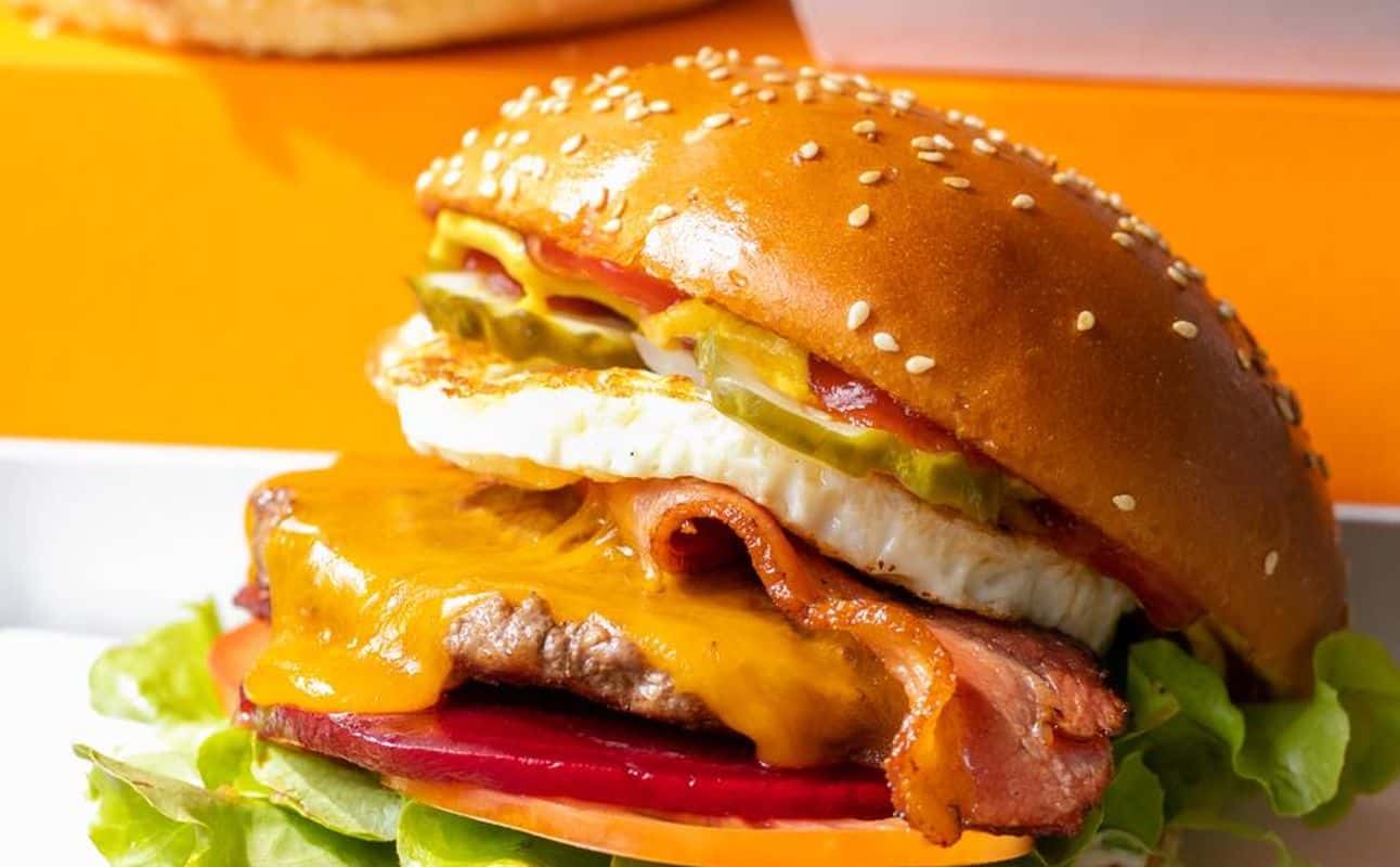 Enjoy Australian, Burgers, Vegan options, Restaurant, Wheelchair accessible, $$, Groups and Families cuisine at Mr Burger Cafe - Hobart in Hobart City Centre, Hobart