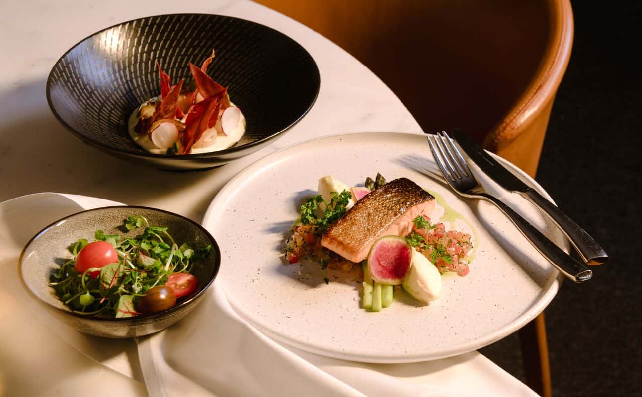 Enjoy Australian, Gluten Free options, Vegan options, Vegetarian options, Dairy free options, Hotel restaurant, Non-smoking, Table service, $$$, Groups, Families and Special occasion cuisine at Latitude 27 at the InterContinental in Brisbane CBD, Brisbane