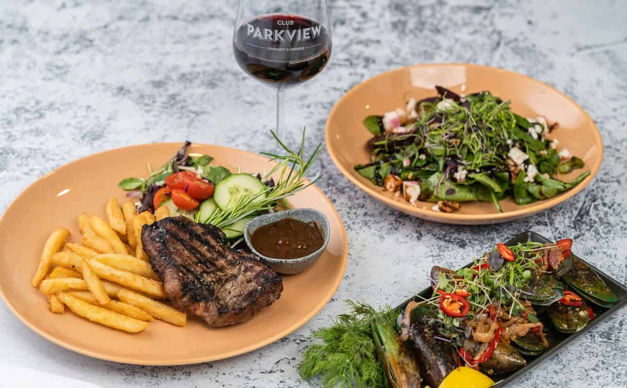 Enjoy Pub Food, Australian, Vegan Options, Vegetarian options, Gluten Free Options, Bars & Pubs, $$$ and Groups cuisine at Parkview Kitchen in Goodna, Brisbane