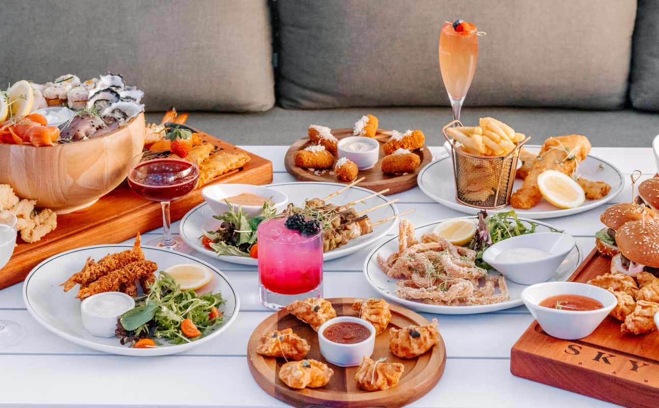 Enjoy Australian, Pub Food, Bars & pubs, Late night, Wine bar, Indoor & outdoor seating, $$$$, Live music, Date night, Special occasion and Groups cuisine at Skye Bar in Burwood, Sydney