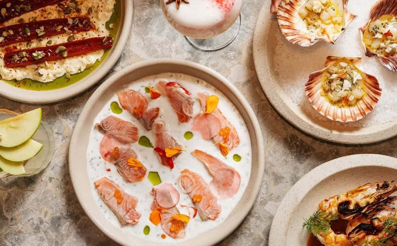 Enjoy Australian, Vegetarian options, Gluten Free options, Dairy free options, Bars & pubs, $$$, Live music, Views and Groups cuisine at Fleet Rooftop Bar in Melbourne CBD, Melbourne