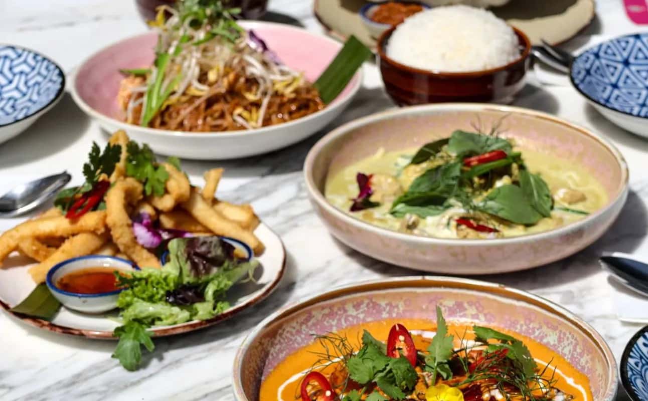 Enjoy Thai, Vegetarian options, Vegan options, Gluten Free options, Restaurant, Indoor & outdoor seating, Highchairs available, Wheelchair accessible, Table service, $$$, Groups and Families cuisine at BangPop in South Wharf, Melbourne