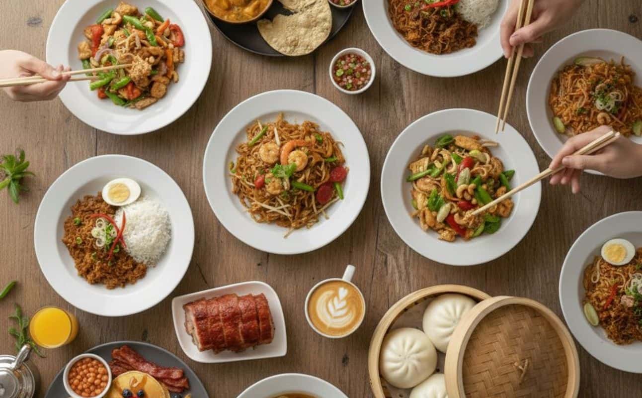 Enjoy Asian, Restaurant, Free onsite parking, Table service, $$, Local cuisine and Families cuisine at Kainan Cafe in Medina, Perth