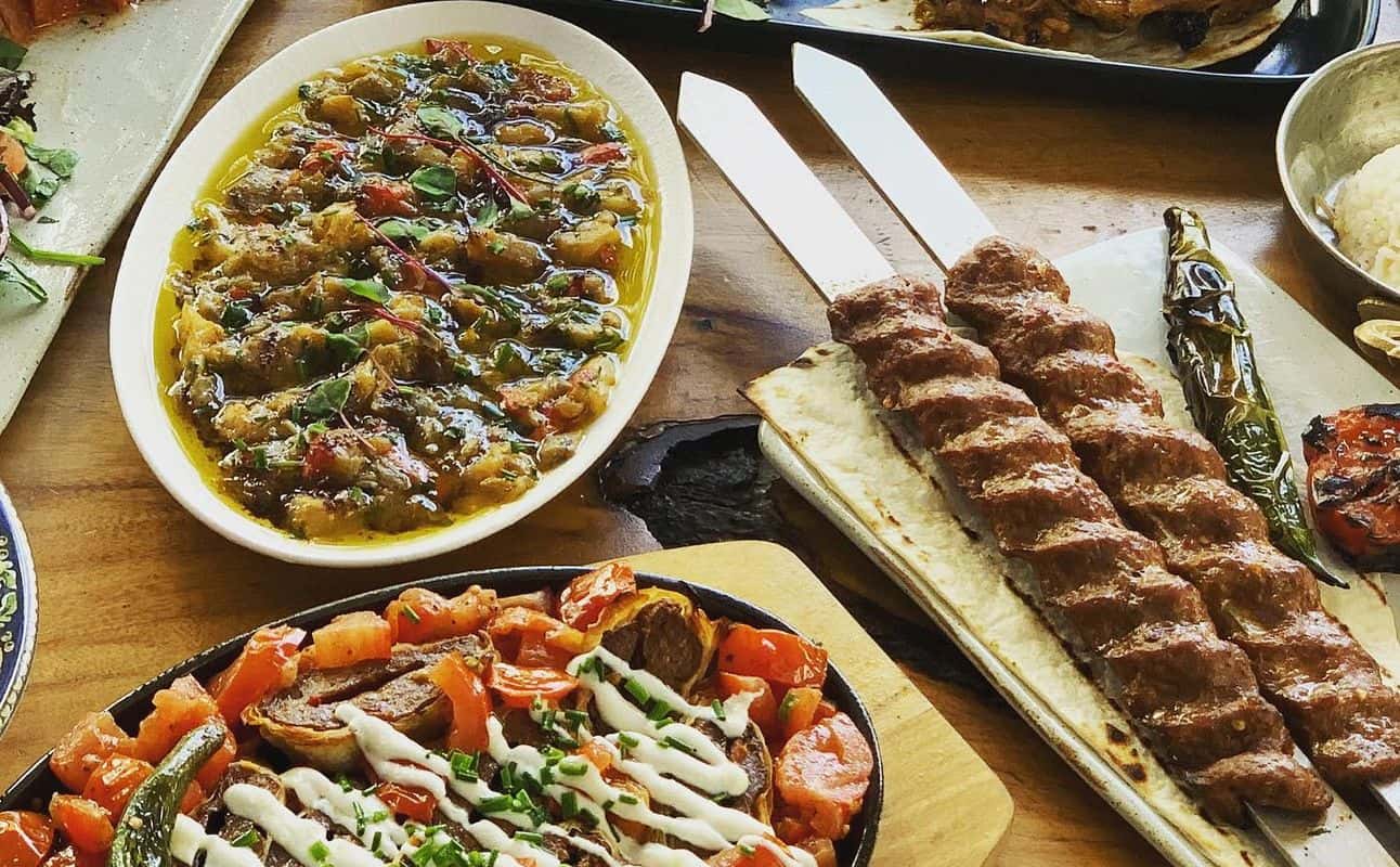 Enjoy Turkish, Mediterranean, Middle Eastern, Vegan options, Vegetarian options, Halal, Gluten Free options, Restaurant, $$$, Live music, Families and Groups cuisine at Alachati Mediterranean Turkish Fusion Restaurant & Bar in Broadbeach, Gold Coast