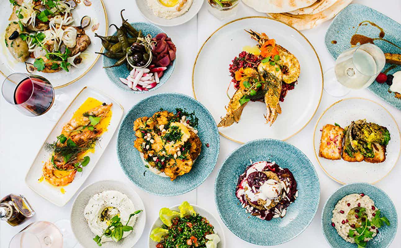 Enjoy Middle Eastern and Lebanese cuisine at Jounieh in Walsh Bay, Sydney