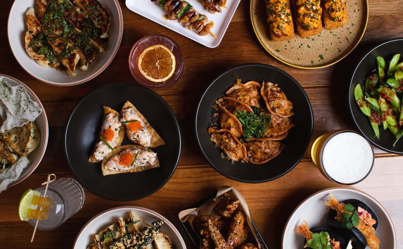 Enjoy Japanese, Vegan options, Restaurant, Wheelchair accessible, Table service, $$, Groups, Families, Date night and Special occasion cuisine at Harajuku Gyoza Broadbeach in Broadbeach, Gold Coast