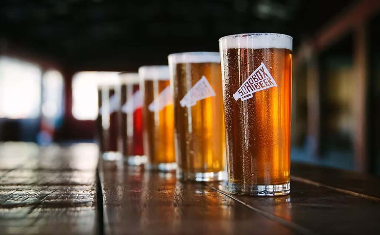 Enjoy Pub Food, Australian, Gluten Free options, Vegan options, Vegetarian options, Bars & pubs, Restaurant, $$, Craft beer, Special occasion and Families cuisine at Soapbox Beer in Fortitude Valley, Brisbane