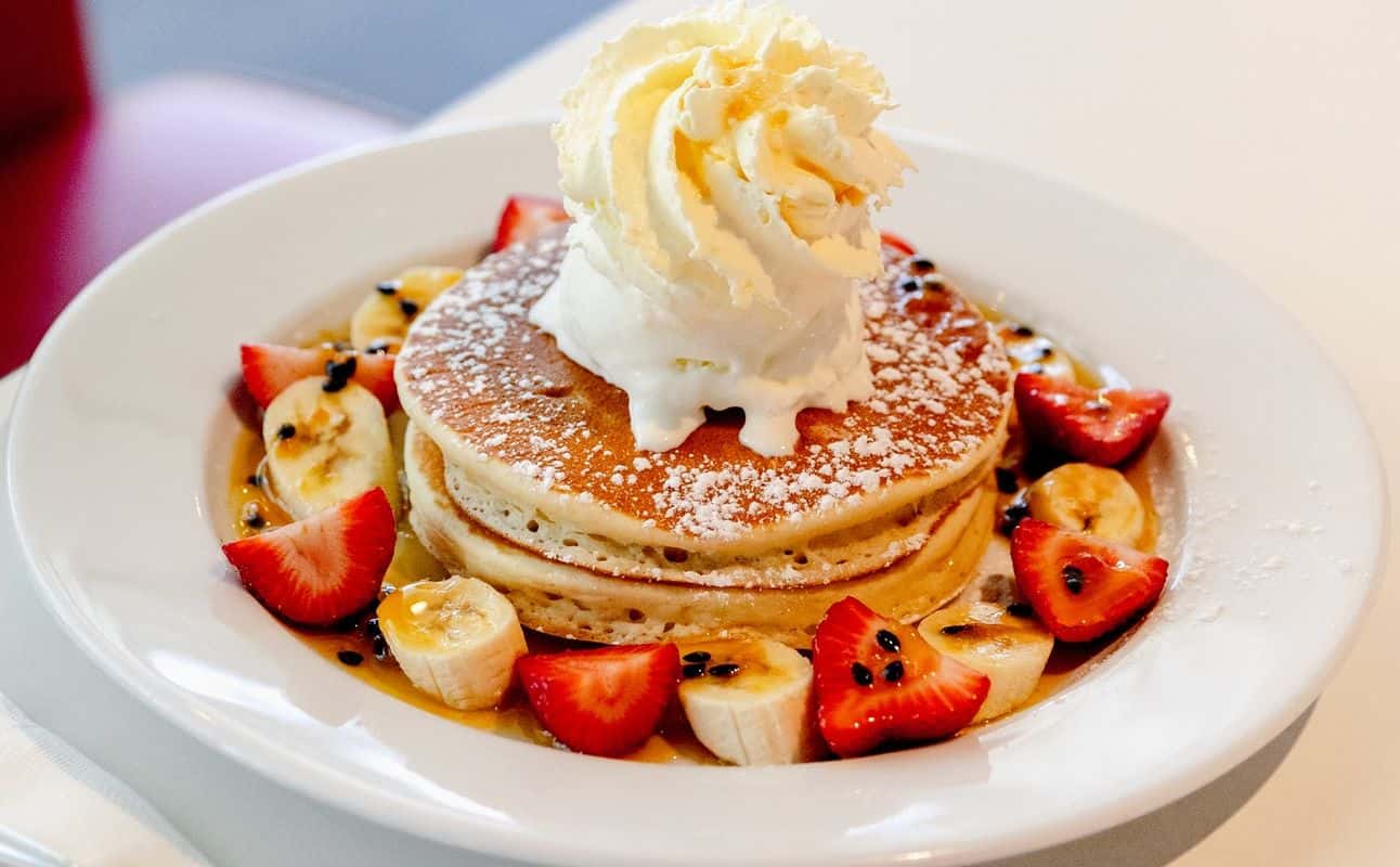 Enjoy Breakfast, Brunch, Gluten Free options, Vegetarian options, Diner, Child friendly, Table service, $$, Families, Kids and Groups cuisine at Pancake Diner Coolangatta in Coolangatta, Gold Coast