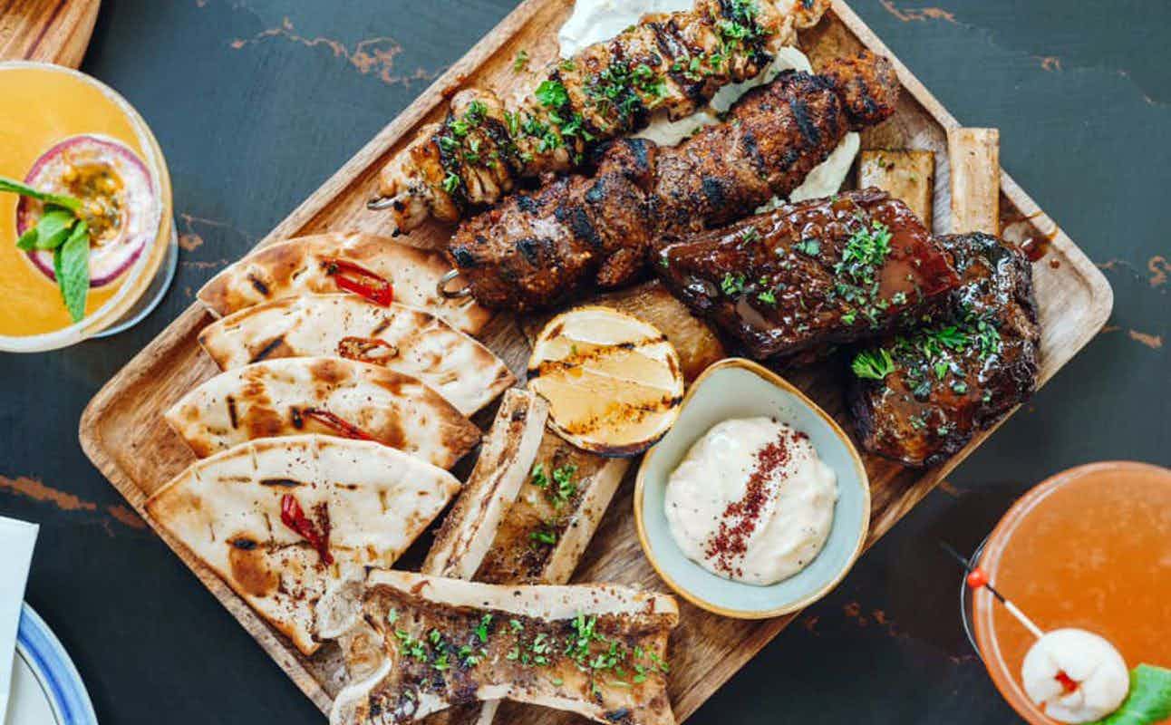 Enjoy Middle Eastern and Moroccan cuisine at Mecca Bah Hope Island in Hope Island, Gold Coast