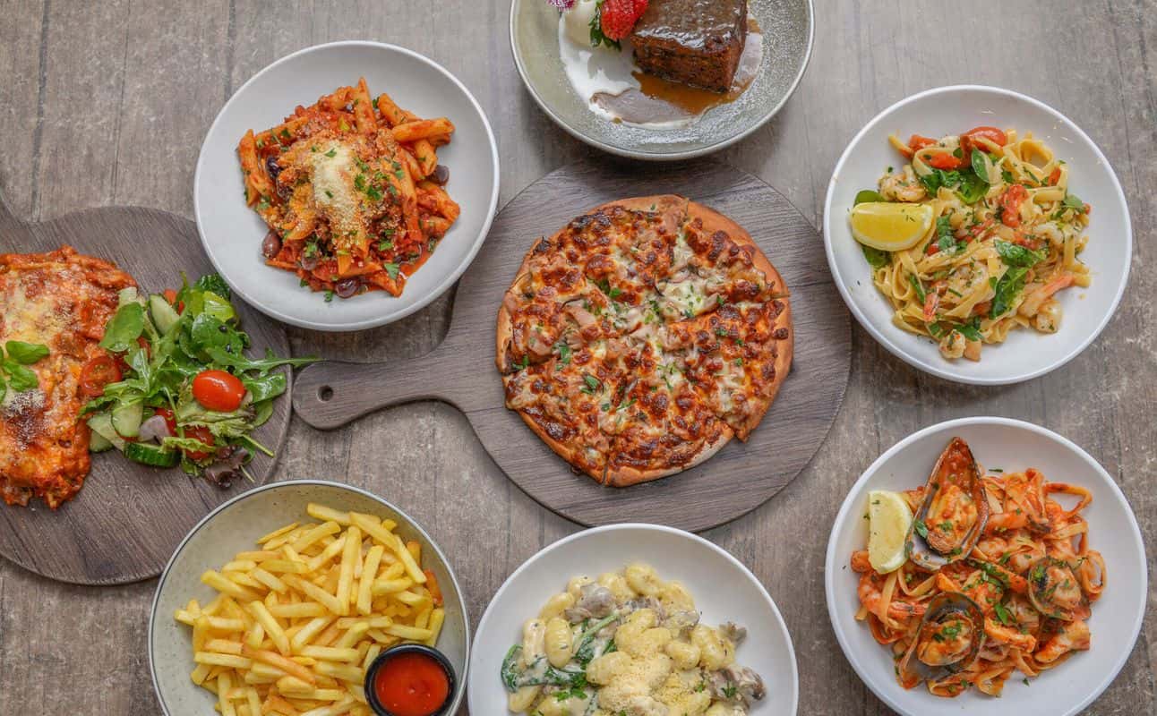 Enjoy Italian, Gluten Free options, Vegan options, Vegetarian options, Restaurant, Indoor & outdoor seating, Street parking, Highchairs available, Wheelchair accessible, Table service, $$$, Live music and Groups cuisine at That's Amore in Miami, Gold Coast