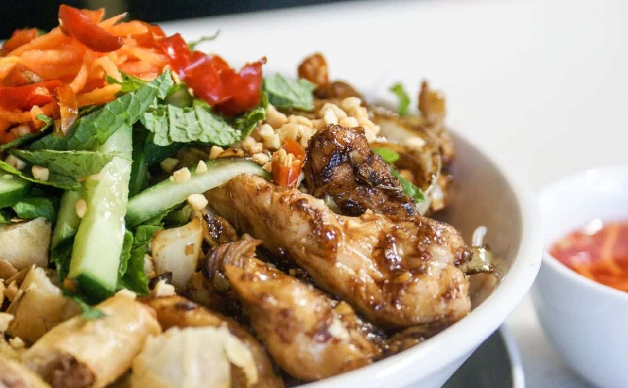 Enjoy Asian, Vietnamese, Vegan options, Vegetarian options, Gluten Free options, Restaurant, Wheelchair accessible, Table service, Highchairs available, $$, Families, Groups, Local cuisine and Hidden gems cuisine at Tran Tran in Richmond, Melbourne