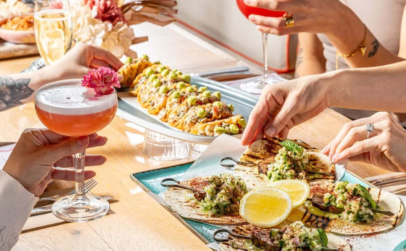 Enjoy Mediterranean, Gluten Free options, Restaurant, Cocktail bar, Indoor & outdoor seating, Wheelchair accessible, Free wifi, Table service, Waterfront, $$$, Families, Groups, Date night, Special occasion, Live music and Views cuisine at Hyde Paradiso in Surfers Paradise, Gold Coast